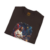 God Shirt | Jesus Playing Drums at Concert Christian T Shirt | Joyful Jesus