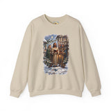 Jesus Caroling Sweatshirt | Jesus Singing Christmas Carols Christian Crewneck | Joyful Jesus