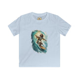 Kids Jesus Shirt | Surfing Jesus Funny Christian Kids T Shirt | Joyful Jesus