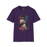 Christian T Shirt | Jesus Playing Guitar at Concert | Joyful Jesus Faith Shirt