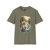 Jesus Shirt | Fly Fishing Jesus Christian Shirt | Joyful Jesus God Shirt