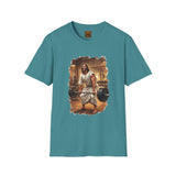 Funny Jesus Shirt | Jesus Lifting Weights Christian T Shirt | Faith Apparel