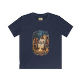 Kids Jesus Shirt | Camping with Jesus Christian Kids T Shirt | Faith Apparel