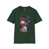 Christian T Shirt | Jesus Playing Bass at Concert | Joyful Jesus God Shirt