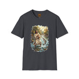 Jesus Shirt | Fly Fishing Jesus Christian Shirt | Joyful Jesus God Shirt