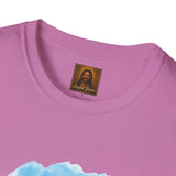Jesus Easter Egg Roll Shirt, Kids and Jesus Spring Art, Christian Family Tee