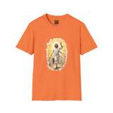 He Is Risen Easter Shirt, Joyful Jesus Resurrection Art, Christian Faith Tee