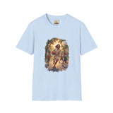 Jesus Basketball Shirt | Jesus Playing Basketball with Kids Christian T Shirt | Joyful Jesus