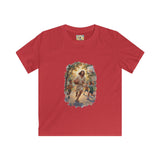 Kids Jesus Basketball Shirt | Jesus Playing Basketball with Kids Christian Kids T Shirt | Joyful Jesus