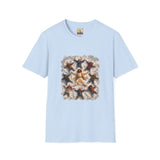 Christmas Jesus Shirt | Snow Angels with Jesus Christian Christmas T Shirt | Joyful Jesus