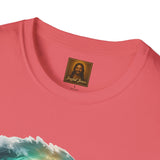 Jesus Shirt | Surfing Jesus Funny Christian T Shirt | Joyful Jesus