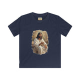Kids Faith Shirt | Jesus Telling Stories Christian Kids T Shirt | Joyful Jesus