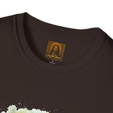 Jesus in the Garden Shirt, Easter Lily Butterfly Art, Christian Spring Tee