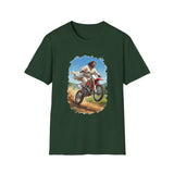 Funny Jesus Shirt | Jesus on a Dirtbike Christian T Shirt | Joyful Jesus