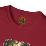 Religious Shirt | Jesus Walking in the Woods Christian T Shirt | Faith Shirt