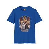 Jesus Hug Shirt | Jesus Embracing a Stranger on Christmas Night Christian Tee | Joyful Jesus