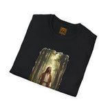 Religious Shirt | Jesus Walking in the Woods Christian T Shirt | Faith Shirt
