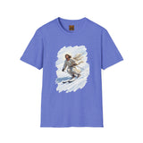 Jesus Shirt | Skiing Jesus Christian Apparel | Joyful Jesus Faith Shirt