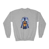 Kids Christian Sweatshirt | The Kingdom is Within God Kids Crewneck Sweatshirt | Joyful Jesus Faith Apparel