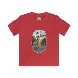 Kids Jesus Dunking Shirt | Jesus Slam Dunk Funny Christian Basketball Kids T Shirt | Joyful Jesus