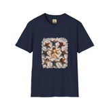 Christmas Jesus Shirt | Snow Angels with Jesus Christian Christmas T Shirt | Joyful Jesus