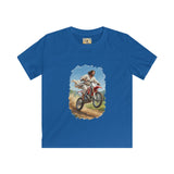 Kids Funny Jesus Shirt | Jesus on a Dirtbike Christian Kids T Shirt | Joyful Jesus