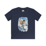 Kids God Shirt | Jesus Snowboarding Christian Kids T Shirt | Joyful Jesus Faith Apparel