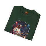 God Shirt | Jesus Playing Drums at Concert Christian T Shirt | Joyful Jesus