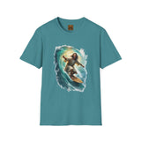 Jesus Shirt | Surfing Jesus Funny Christian T Shirt | Joyful Jesus