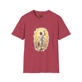 He Is Risen Easter Shirt, Joyful Jesus Resurrection Art, Christian Faith Tee