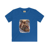 Kids Jesus Christmas Shirt | Sledding with Jesus Christian Christmas Kids T Shirt | Joyful Jesus