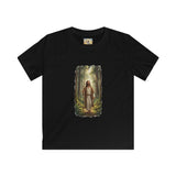 Kids Religious Shirt | Jesus Walking in the Woods Christian Kids T Shirt | Faith Shirt