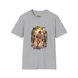 Jesus Basketball Shirt | Jesus Playing Basketball with Kids Christian T Shirt | Joyful Jesus