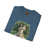 God Shirt | Jesus Playing Golf Christian T Shirt | Faith Apparel