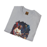 God Shirt | Jesus Playing Drums at Concert Christian T Shirt | Joyful Jesus
