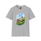 Jesus Easter Egg Roll Shirt, Kids and Jesus Spring Art, Christian Family Tee