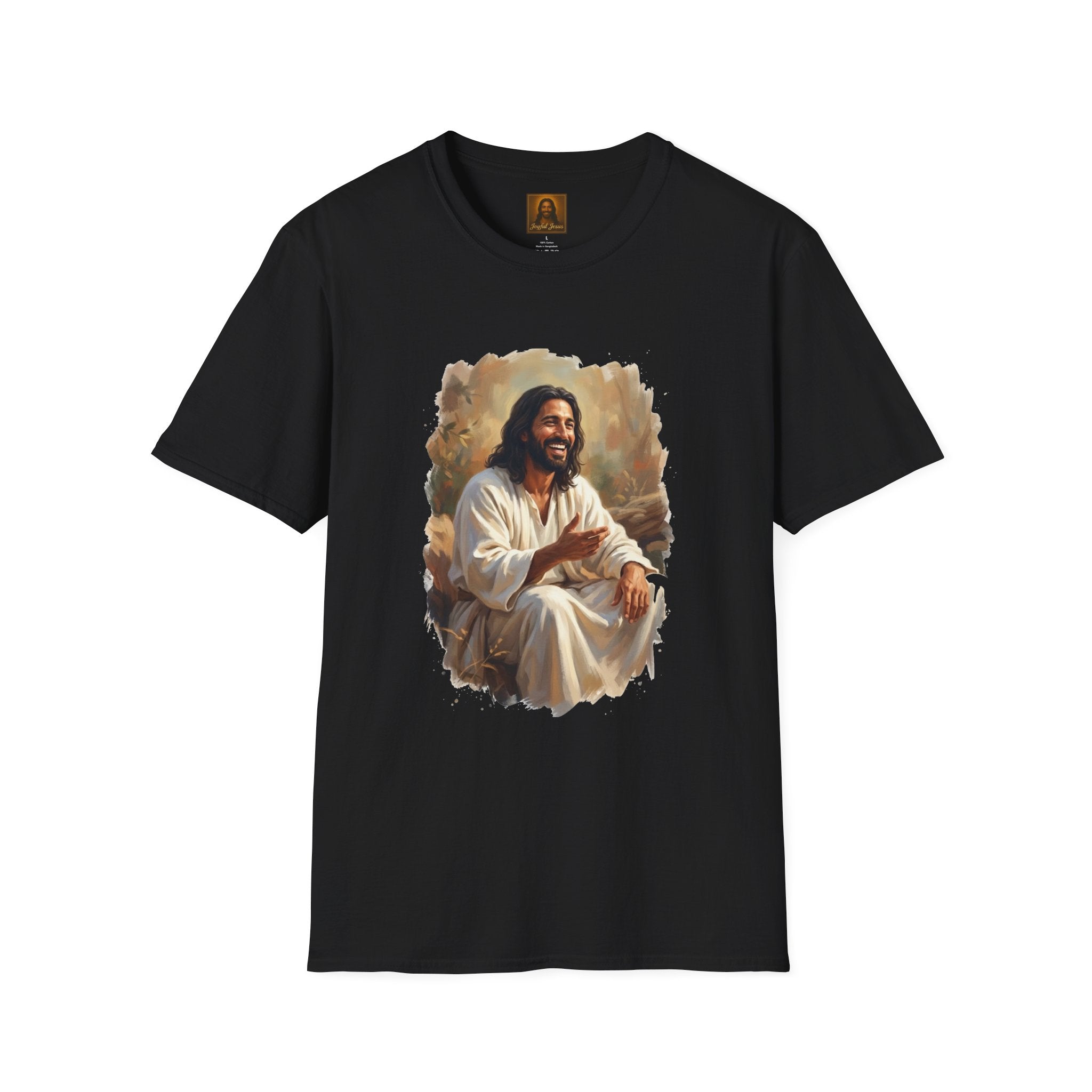 Faith Shirt | Jesus Telling Stories Christian T Shirt | Joyful Jesus