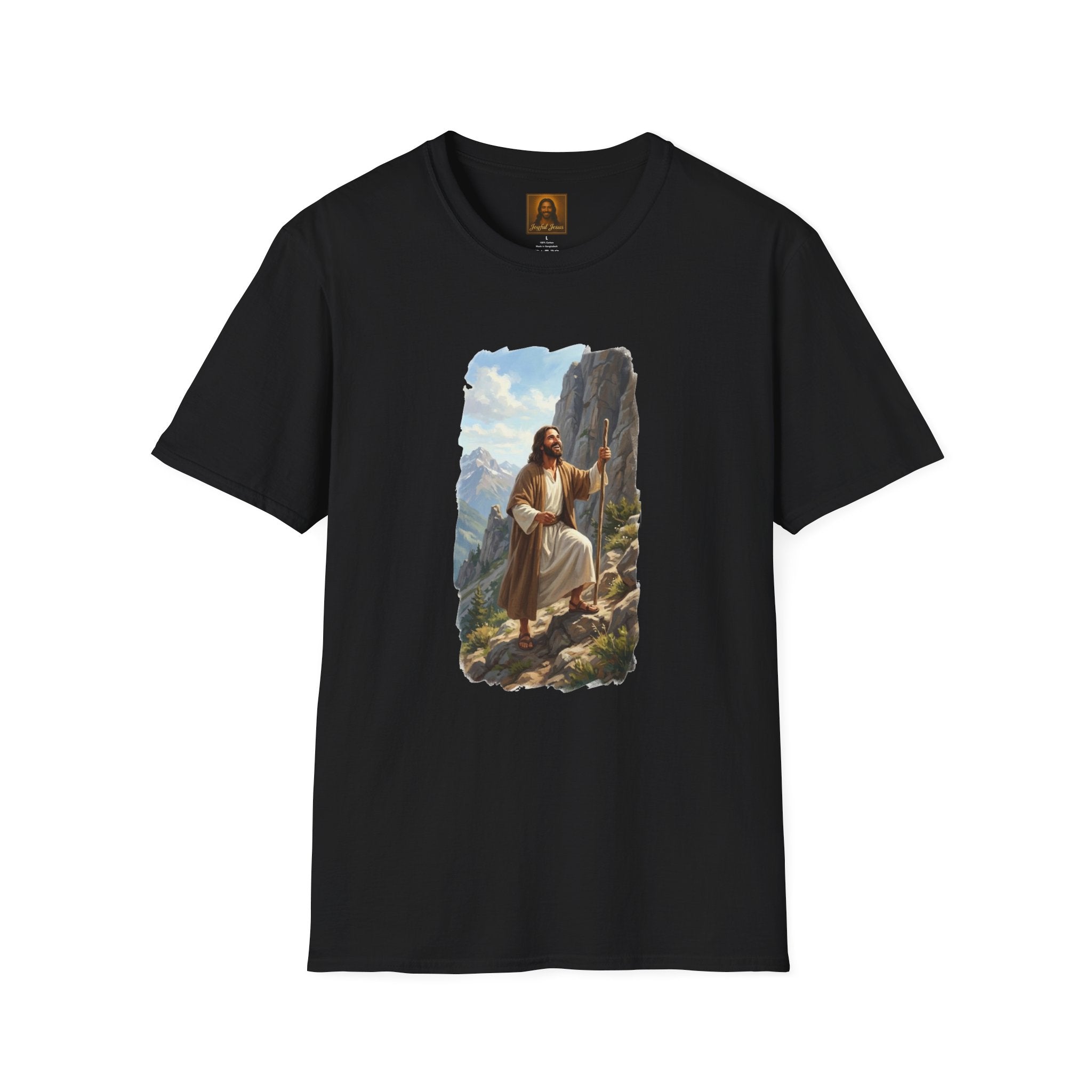 God Shirt | Jesus Hiking Mountain Christian T Shirt | Faith Apparel