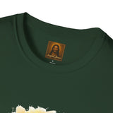 He Is Risen Easter Shirt, Joyful Jesus Resurrection Art, Christian Faith Tee