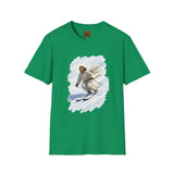 Jesus Shirt | Skiing Jesus Christian Apparel | Joyful Jesus Faith Shirt