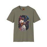 Christian T Shirt | Jesus Playing Bass at Concert | Joyful Jesus God Shirt