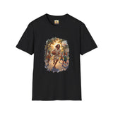 Jesus Basketball Shirt | Jesus Playing Basketball with Kids Christian T Shirt | Joyful Jesus