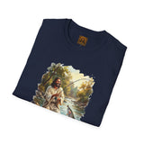 Jesus Shirt | Fly Fishing Jesus Christian Shirt | Joyful Jesus God Shirt