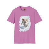 Jesus Shirt | Skiing Jesus Christian Apparel | Joyful Jesus Faith Shirt