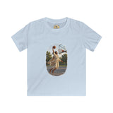 Kids Jesus Dunking Shirt | Jesus Slam Dunk Funny Christian Basketball Kids T Shirt | Joyful Jesus