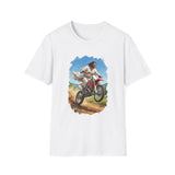 Funny Jesus Shirt | Jesus on a Dirtbike Christian T Shirt | Joyful Jesus