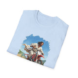 Funny Jesus Shirt | Jesus on a Dirtbike Christian T Shirt | Joyful Jesus