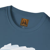 Jesus Shirt | Skiing Jesus Christian Apparel | Joyful Jesus Faith Shirt