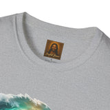Jesus Shirt | Surfing Jesus Funny Christian T Shirt | Joyful Jesus