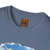 God Shirt | Jesus Snowboarding Christian T Shirt | Joyful Jesus Faith Apparel